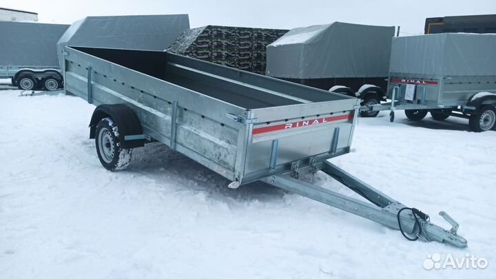 Прицеп 3.5х1.5 высокий борт 500 мм rinal 355