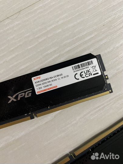 Оперативная память adata xpg gammix d20 16g