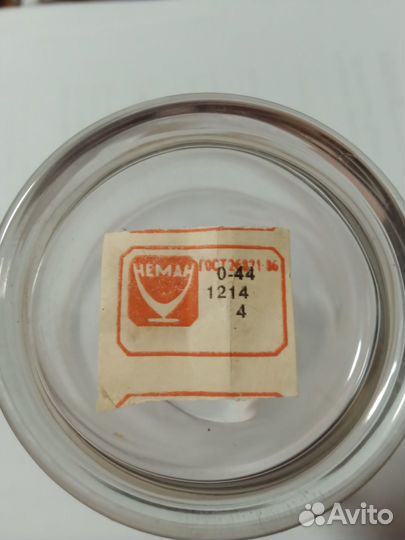 Стаканы с позолотой новые