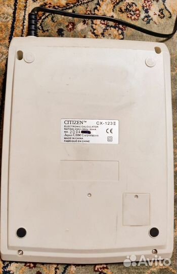 Печатающий калькулятор Citizen CX-123ll