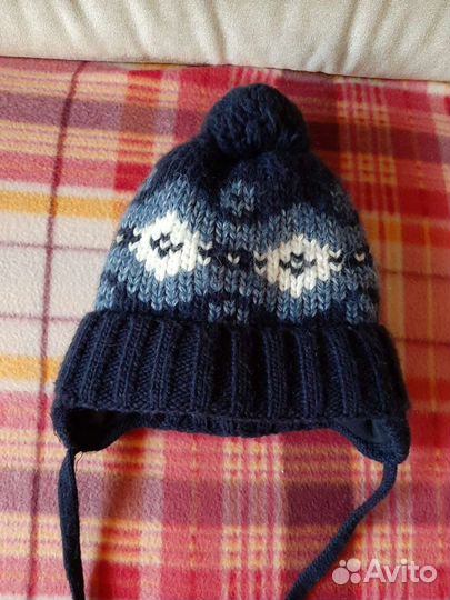 Шапка для мальчика зима р-р 42-44