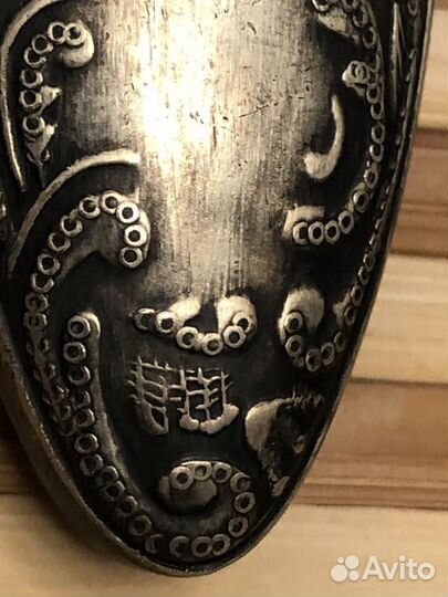 Набор мельхиоровых столовых ножей СССР