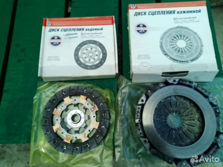 Диск сцепления ведомый и нажимной(корзина)