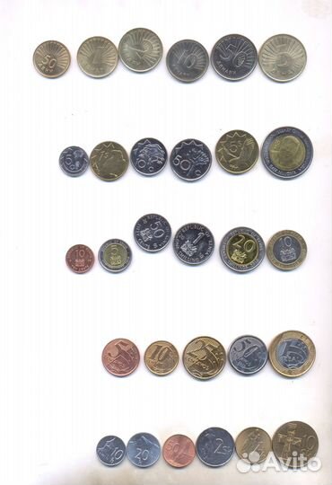 Наборы монет разных стран