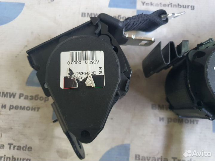 Задние ремни безопасности BMW F30