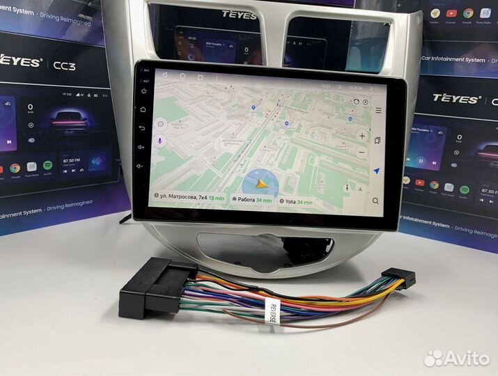 Магнитола на андройде Teyes 4/64 для Hyundai