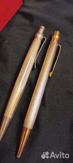 Ручки шариковые серебро 925 п. Европейские