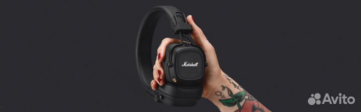 Marshall Major IV Headphones Black