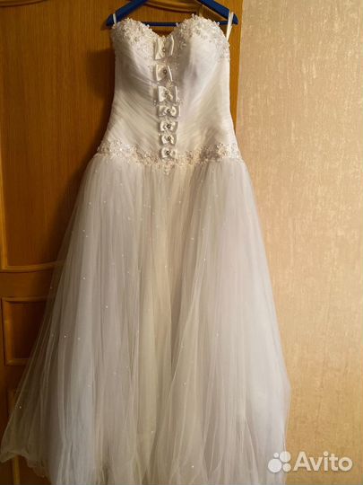 Свадебное платье 42 44 пышное