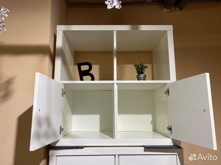 Стеллаж IKEA каллак 4 ячейки