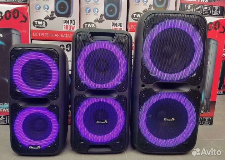 Мощные колонки eltronic 20-05, 20-07, 20-14