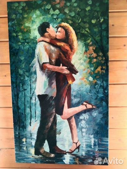 Леонид Афремов. Оригинал. 980х575 мм