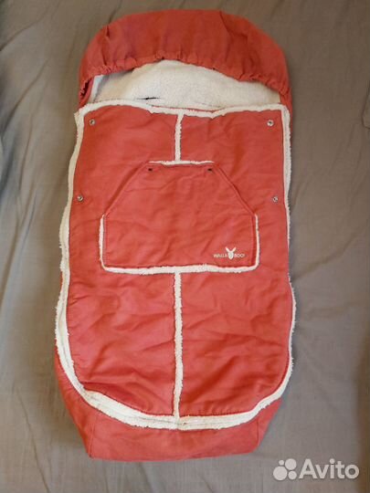 Меховой конверт в коляску