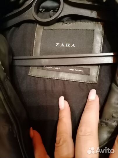 Кожаная куртка Zara