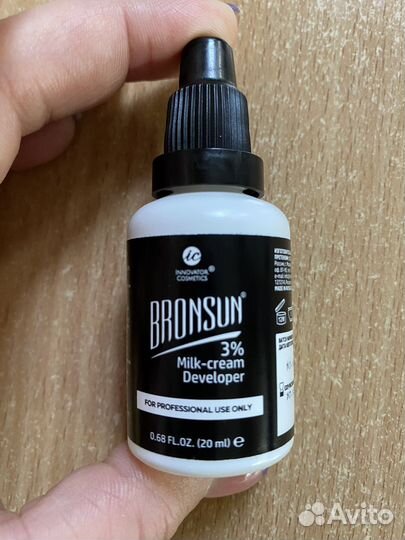 Краска для ресниц и бровей bronsun