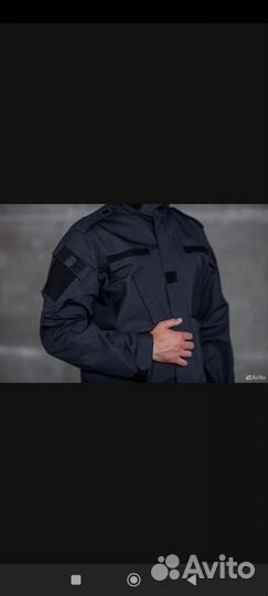 Черная форма охранника летняя