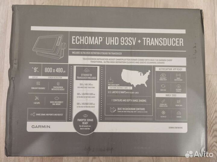 Эхолот Garmin EchoMap uhd 93 + GT56UHD-TM