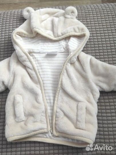 Плюшевая кофта с ушками Gloria Jeans