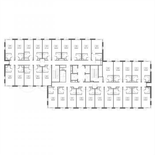 Апартаменты-студия, 21,2 м², 10/21 эт.