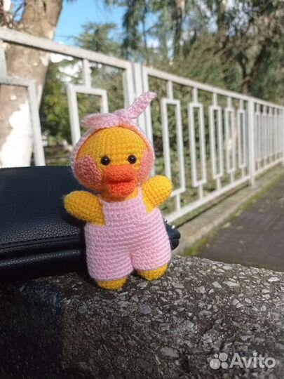 Вязаная кукла, утка Лалафанфан