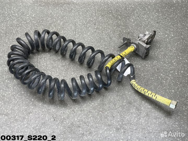 2118016 Змеевик тормоз прицепа перекидка жёлтая