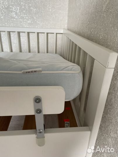 Кровать детская Гулливер икеа с матрасом 160*70