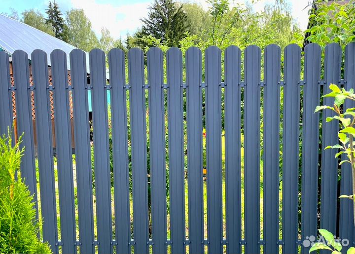 Забор из профнастила-бесплатный замер