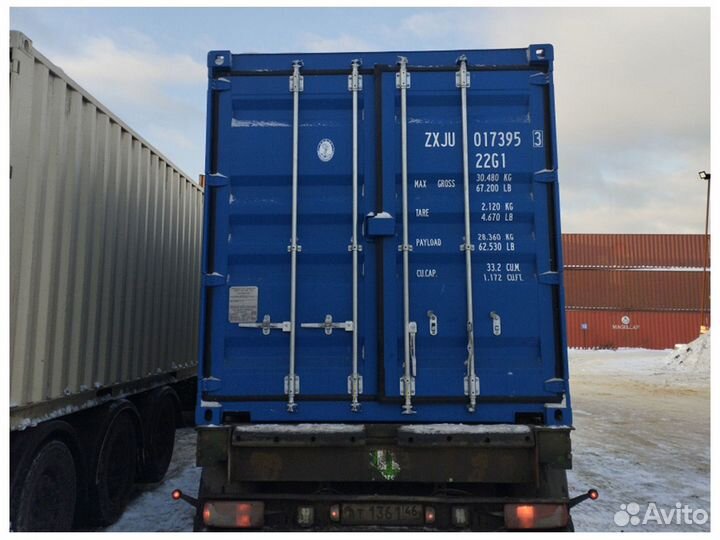 Морской Контейнер 20 футов новый купить синий