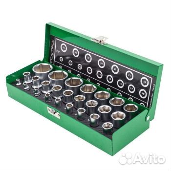 Набор головок 1/2, 1/4