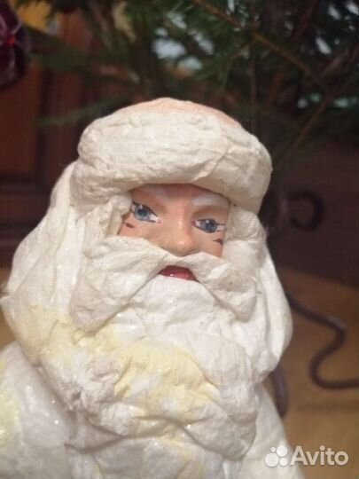 Дед мороз бумага. Папье маше