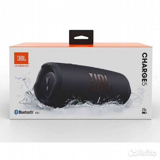 JBL Charge 5 Black новая, гарантия