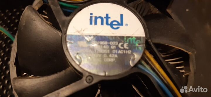 Кулеры алюминиевые intel и др