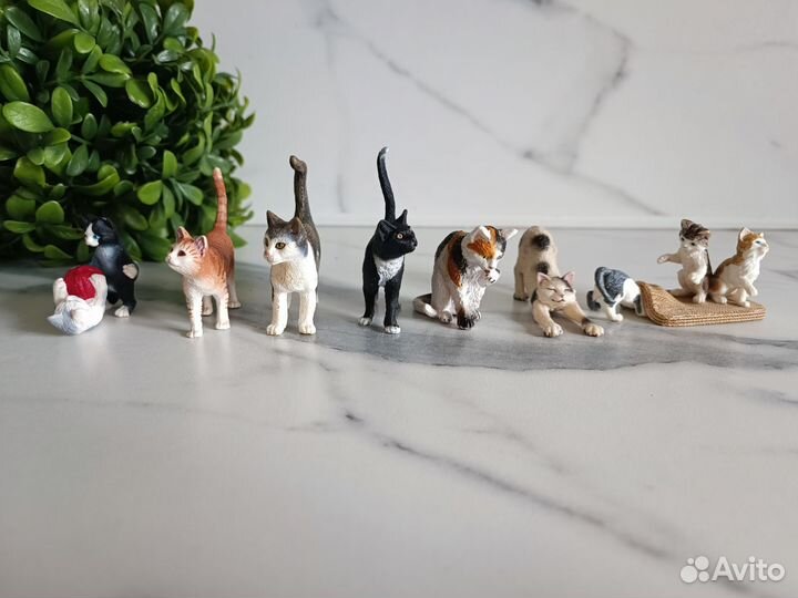 Фигурки Schleich кошки