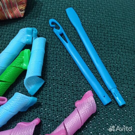 Бигуди спиральки мягкие