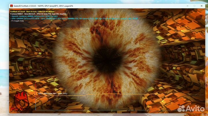 Видеокарта MSI GeForce RTX 3070 ventus 2X OC