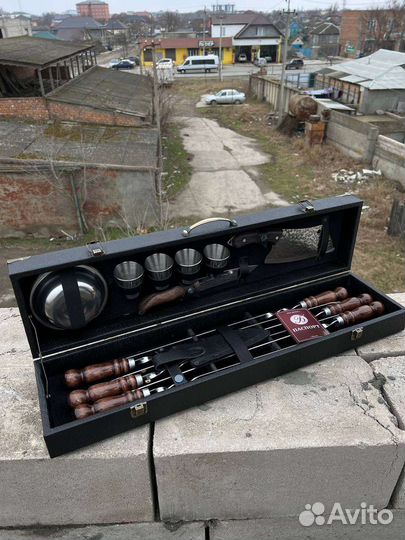 Шашлычный набор в кейсе