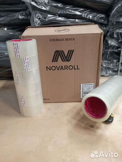Скотч Новаролл прозрачный 48мм*66м novaroll