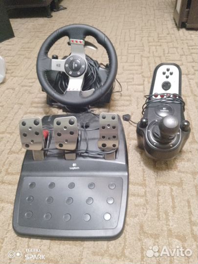 Игровой руль logitech g27 c кпп и сцеплением