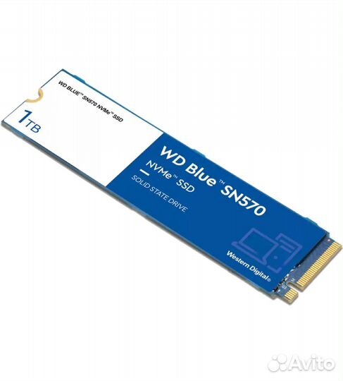 SSD накопитель WD Blue SN570 M.2 1 000гб