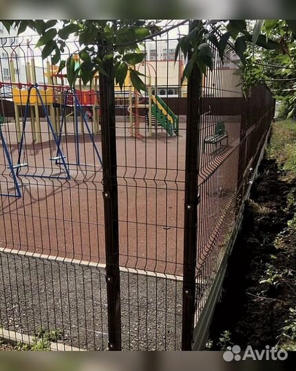 Забор из 3д сетки
