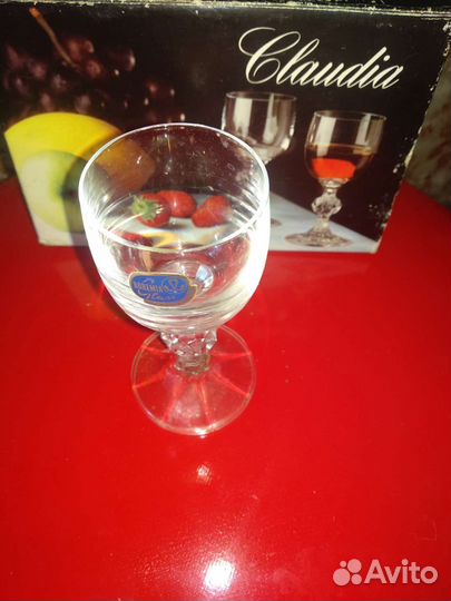 Хрустальные бокалы, рюмки Богемия времён СССР