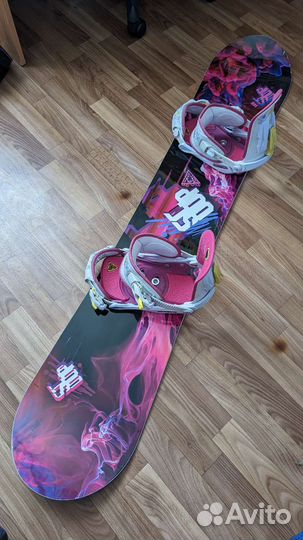 Сноуборд комплект Black Fire ростовка 150