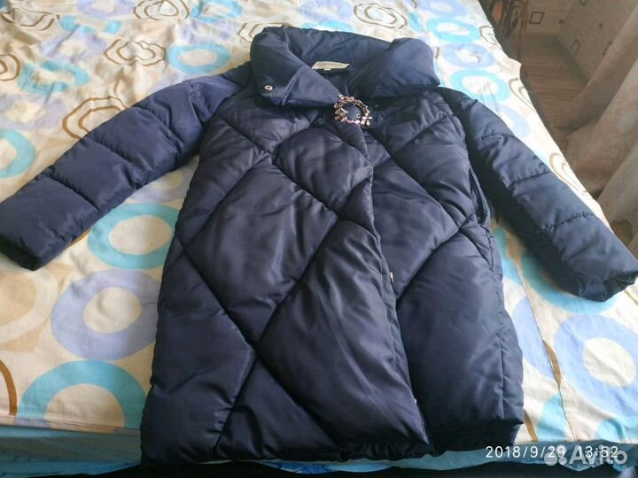 Пальто зимнее новое на синтепоне
