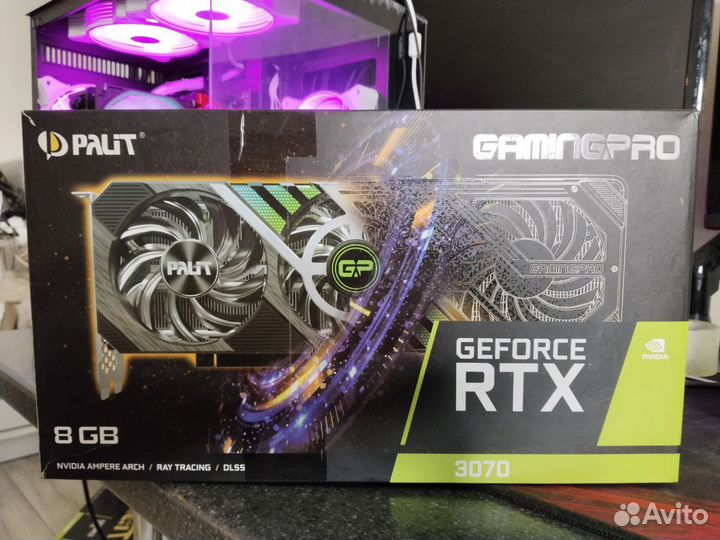 Видеокарта asus RTX 3070 gaming 8GB