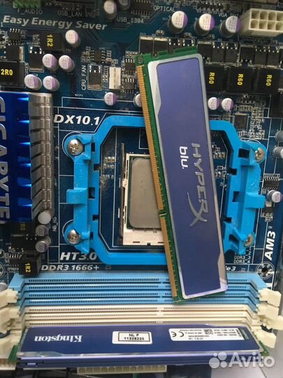 Phenom ii x6 1055t + gigabyte am3 + hyperX