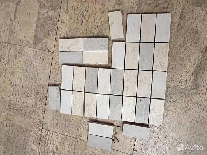 Остатки плитки крупная мозаика