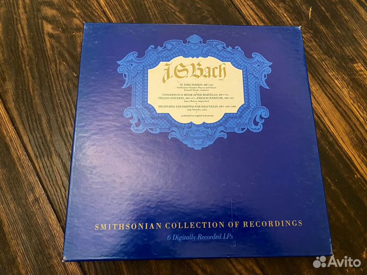 Винил 6 LP Box Johann Sebastian Bach Smithsonian C