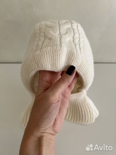 Шапка шлем Журавлик зима, р. 40-42 см