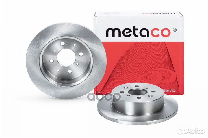 Диск тормозной задний 3060205 metaco