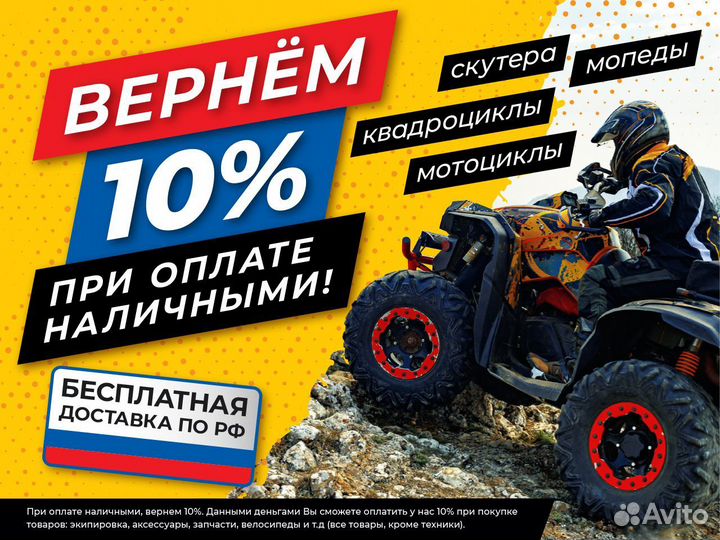 Квадроцикл raptor 110, зеленый цвет